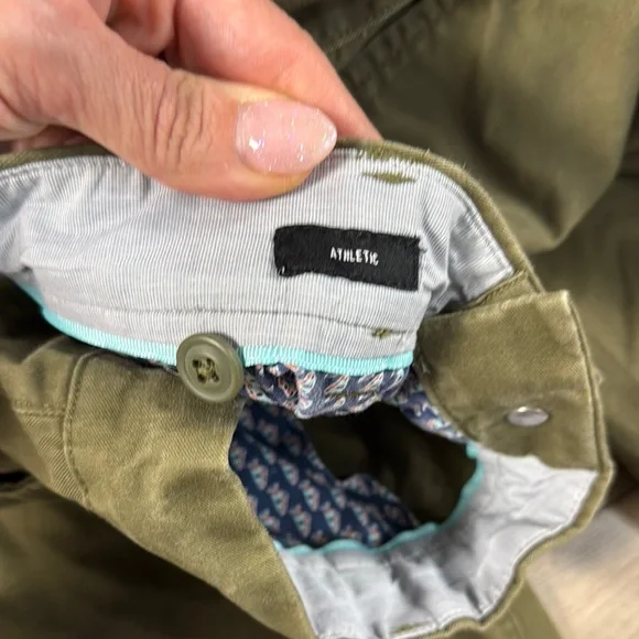 Bonobos Men's Olive Green Original Chinos- Athletic Fit - Picture 7 of 15